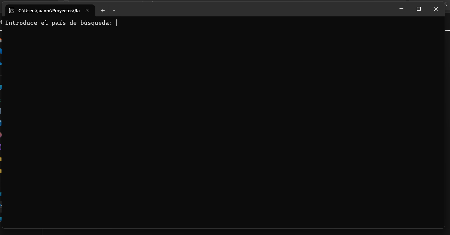Interfaz de consola del bot