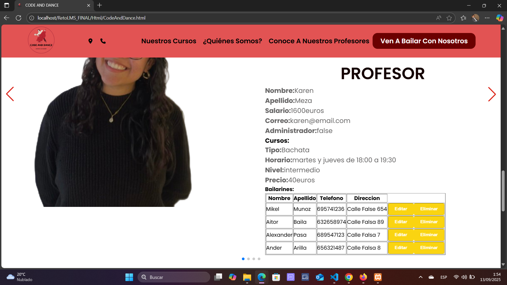 Transformaciones XSLT en funcionamiento